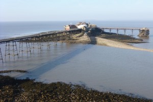 old pier at weston super mare