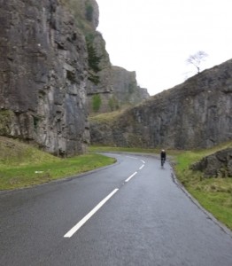 tourist appreciating the climb