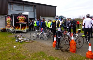 queue for bacon butties