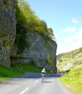 Cheddar Gorge behind