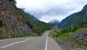 test ride on the Col de Somport