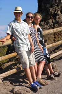 three on vesuvius