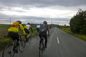 heading for Glastonbury Tor