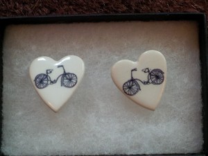 bike earrings