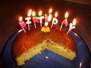 cake and candles