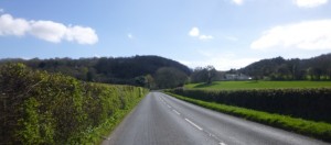 approaching Burrington Combe