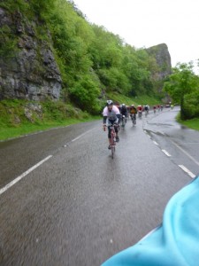 climbing in the rain