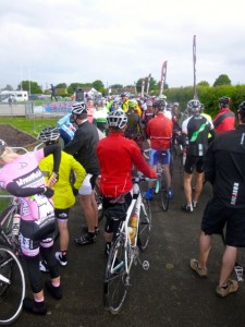 riders penned up