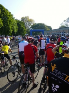 the start line