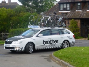 support car arriving