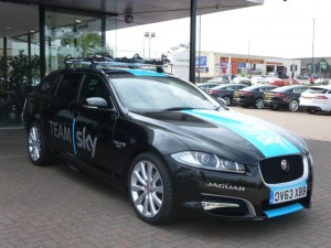 Team Sky car