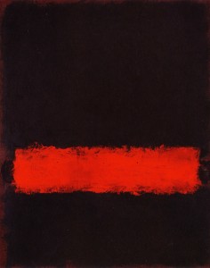 Mark Rothko Black Red and Black