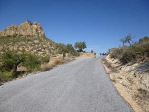 gravel climb