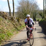 smiley climbing rider