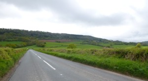 Lydart hill ahead