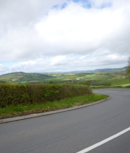 Lydart hill behind