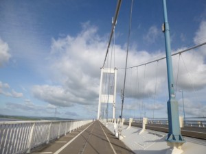 on the bridge