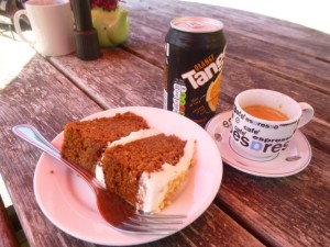 sometimes I eat cake too...well, gluten free carrot cake anyway ;)