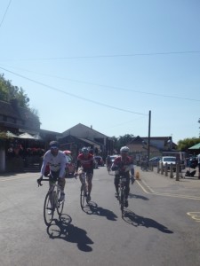 riders behind on the Gorge