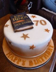 Dad's 70th birthday cake