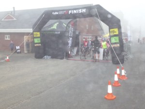 foggy start line