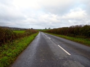 damp country roads