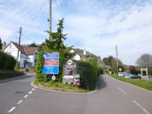 porlock toll sign