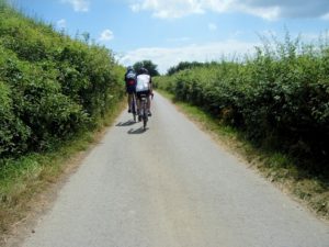 riders in the road