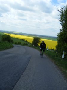 Matt on Hackpen Hill